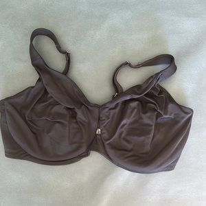 Spanx Low Profile Minimizer Bra 36G Black High Coverage Underwire
